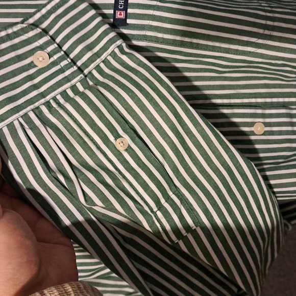 RALPH LAUREN/ CHAPS STRIPED BUTTON DOWN SHIRT - Picture 5 of 6